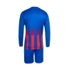 Wholesales Breathable Men&#39;s Soccer Uniform Set Football wear Custom Soccer Wear stripe sublimation