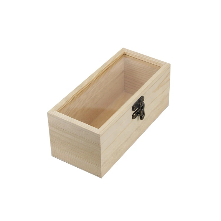 Widely used simple empty wooden gift boxes with custom logo