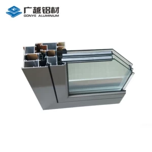 Window framestructure aluminium profile for glass roof
