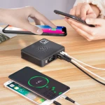 wireless fast charger, multi function power bank 10000mah, portable smart 12v lithium ion battery backup power banks