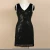 Import Womens Sequin V Neck  Glitter Evening Party Dress Stretchy Mini Bodycon  Elegant Party Dress Luxurious Ladies Prom Dress from China