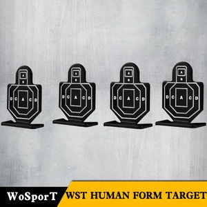 WoSporT Manufacturer Gun Airsoft Tactical Human Form Shooting Target Steel Hunting Paintball Sport Army Outdoor IPSC air soft