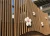 Import WPC wood plastic composite timber tube partition for wall decoration from China