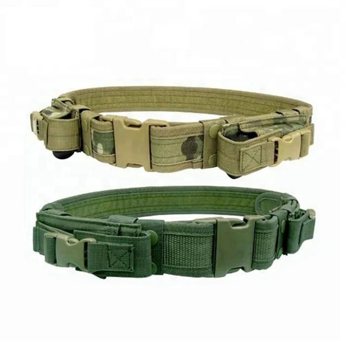 yakeda durable tactical duty belt other police supplies combat tactical belt pouch with 2 pistols
