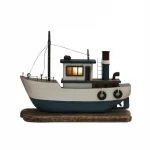 YBOX handmade American ocean style table standing boat MDF home decor wood craft