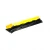 Import Yellow & Black 2 Channels 2 way PU Rubber Cable Cords Hose Ramp Protector from China