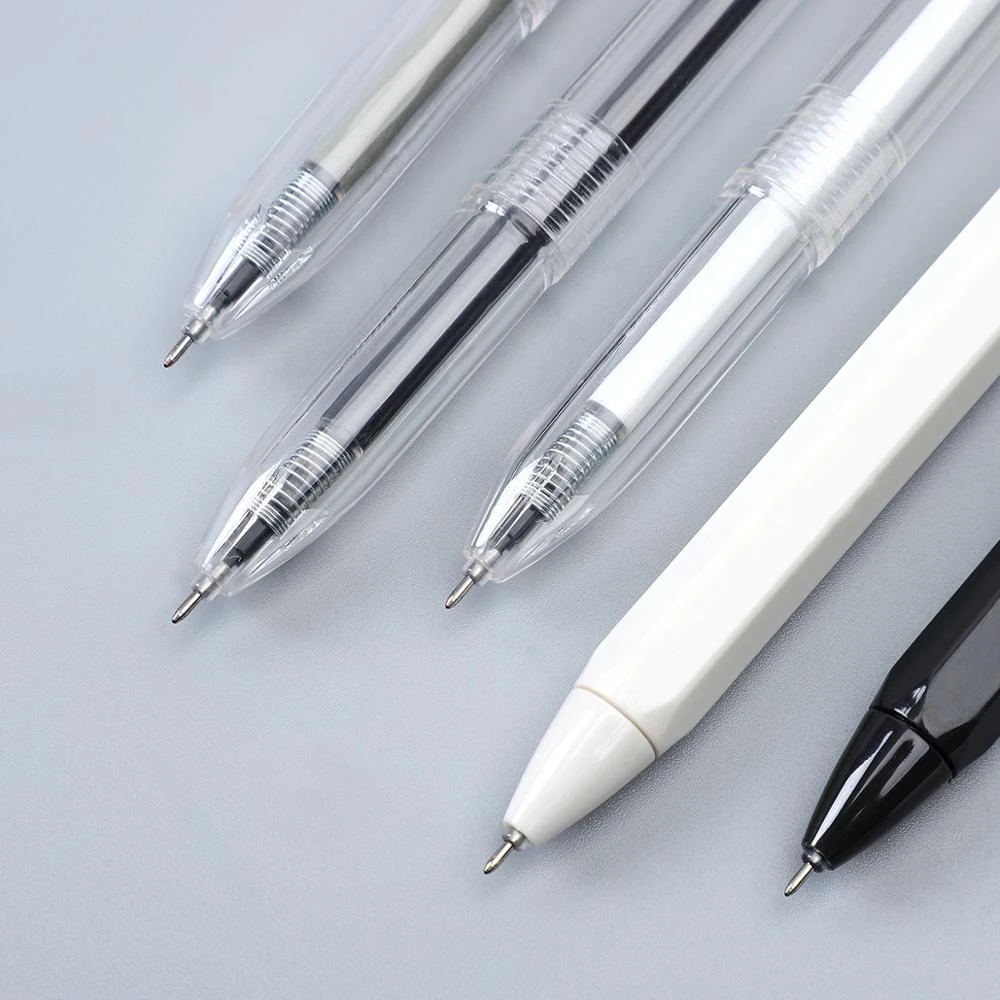 yiwu wholesale High-quality simple style gel pen Creative plastics neutral pen 0.5mm 0.35mm School supplies