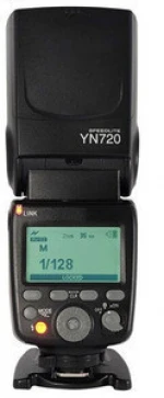 YONGNUO YN720 Flash Lithium Ion Battery Portable for Nikon Canon Olympus Sony Fujifilm Cameras USA Model With Flash Diffuser