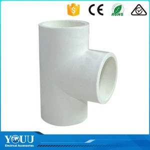 YOUU Export Products List PVC Pipe Fitting Plastic Reducing Tee For Convey Water pvc plastic pipe pvc plastic pipe
