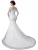 Import Ywhola Boat Neckline Customized Size Mermaid Wedding Dress from China