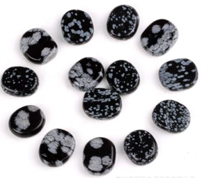 Zenper Natural Stone Tumbled Reiki Element Set/ Semi Precious Stone /Meditation Slice Worry Thumb Stone