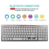 Zienstar-Spanish Bluetooth Keyboard,Rechargeable Standard Wireless Keyboard with Numeric Keypad for Laptop,Computer,Tablet