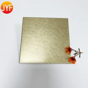 Hot Customized 304 316L Sapphire Vibration Stainless Steel decorative Sheet Metal
