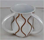 white simple style resin hand washing cup,mug cup