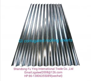 BWG34  galvanized metal corrugated roofing steet