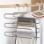 Import Manufacturers wholesale non-slip seamless stainless steel multi-functional S-type multi-layer storage pants rack from China