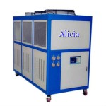 air cooled water chiller used for cooling water tank in plastic extruding