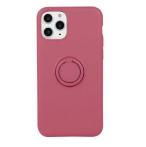 The case is suitable for apple's liquid silicone cell phone ring case
