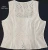 Import White Embroidery Hollow-out Denim Top100% Cotton from Hong Kong