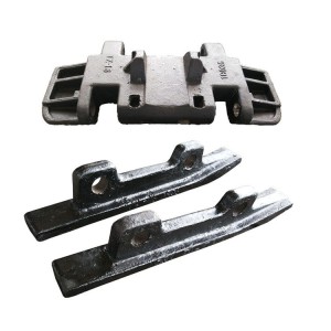 Customized Alloy Steel Casting Crawler Crane Pad Track Shoe For Heavy Bulldozers Undercarriage Spare Parts