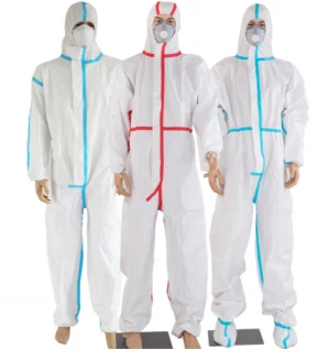 Disposable Type4/5/6 Coverall  stitched with tape