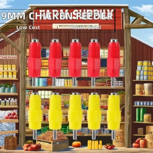 Chicken Equipment Nipples Drinking System Feeder Pan
