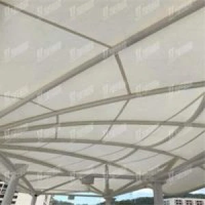 permanent architecture materials Light Rail Membrane Structure