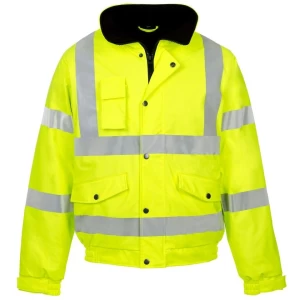 Reflector Jackets Reflective Road Winter Safety Jackets For Construction with Multiple Pockets