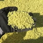 Agricultural Granular Yellow Sulfur (99.5% Pure)