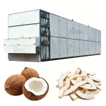 Continuous Sweet Potato Chips Mesh Belt Drying Machine Coconut Drying Equipment