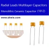 Radial leads 0.1uf 630V B104K X7R 1812 multilayer ceramic capacitor