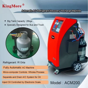 Car AC Recovery Machine ACM200 for BUS