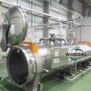 Automatic glass jar sterilizing machine autoclave for canned food