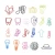 Import Color animal-shaped paper clips School office supplies Binder bookmarks Stationery desk organizer custom from China