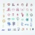 Import Color animal-shaped paper clips School office supplies Binder bookmarks Stationery desk organizer custom from China