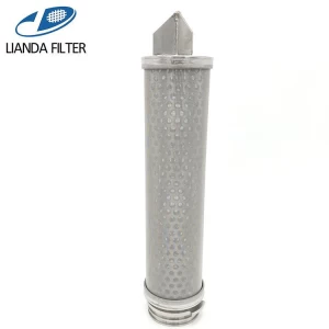 Stainless steel cylindrical wire mesh filter cartridge for water filtration