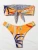 Import 2020 Custom high quality sporty bikini floral print cheeky reversible bikini from China