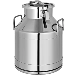 20L/5.3Gallon Stainless Steel Milk Liquid Commercial Fermentation Barrel Cereal Grain Coffee Bean Container
