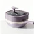 Import Healthy Titanium Ceramic Non-Stick Wok, Zero Coating Light Frying Pan With Glass Lid, Universal For Induction & Gas Sto from China