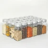 Kitchen Tools BBQ 120ml Spice Jars Morden 4Oz Pepper Spice Jars Unbreakable Chili Powders Spice Jars With Metal Lids
