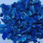 HDPE Blue Drum Flakes
