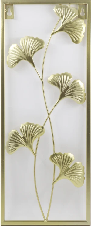 Metal wall mounted plant art wall decoration for indoor residential bedrooms and living rooms033-212072