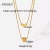 Import Chain Layer Heart Pendants Necklace from China