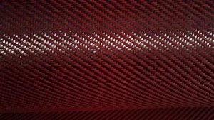 Carbon fiber red aramid-blend