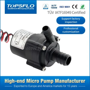 TOPSFLO High Temperature Brushless DC Food grade Pump kichen under sink instant Hot water drink water pump