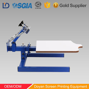 single colour screen printing machine