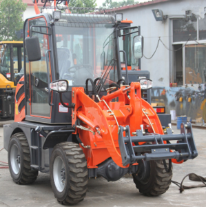 Buy 1 Ton Small Earth Moving Machine Mini Wheel Loader from Shandong ...