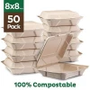 100% Compostable Biodegradable Bagasse Disposable Containers for Food