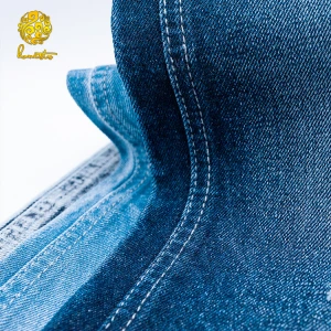 100% cotton spandex polyester twill ndigo denim fabric