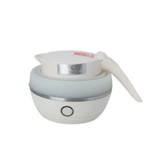 110v 220v Silicon Material Portable Tea Travel Kettle Foldable Electric Water kettle for Hotel